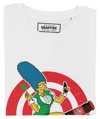 T-shirt Poster Marge Duff - Tee-shirt Graphique Les Simpsons 2