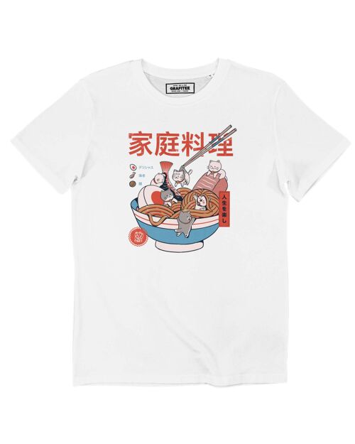 T-shirt Ramen et Mini Chats - Tee-shirt Graphique Ramen Chat