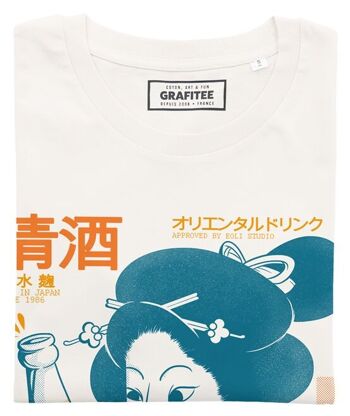 T-shirt Sake Geisha - Tee-shirt Graphique Alcool Japon 2