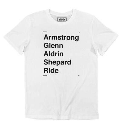 Space Heroes T-Shirt - Astronauten Typografie T-Shirt