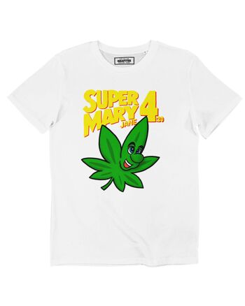 T-shirt Super Maryjane - Tee-shirt Graphique Mario Drogue 1