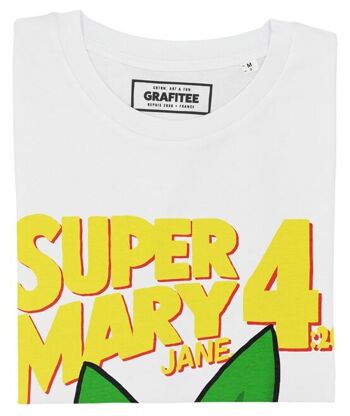 T-shirt Super Maryjane - Tee-shirt Graphique Mario Drogue 2