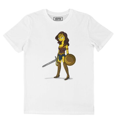 T-shirt Simpsonizzata Wonderwoman - T-shirt DC The Simpsons