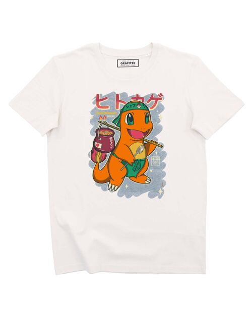 T-shirt Salamèche - Tee-shirt Graphique Pokemon Nourriture