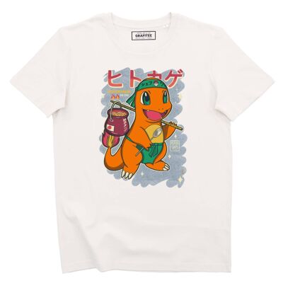 Camiseta Charmander - Camiseta gráfica de comida Pokémon
