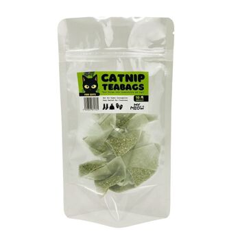 Sachets de thé à l'herbe à chat MyMeow, 10 recharges nord-américaines 100 % naturelles 1