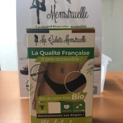 Mutandine mestruali biologiche modello LANA fabbricate in Francia Made in Drome