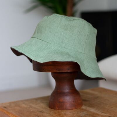 Sombrero de pescador de lino