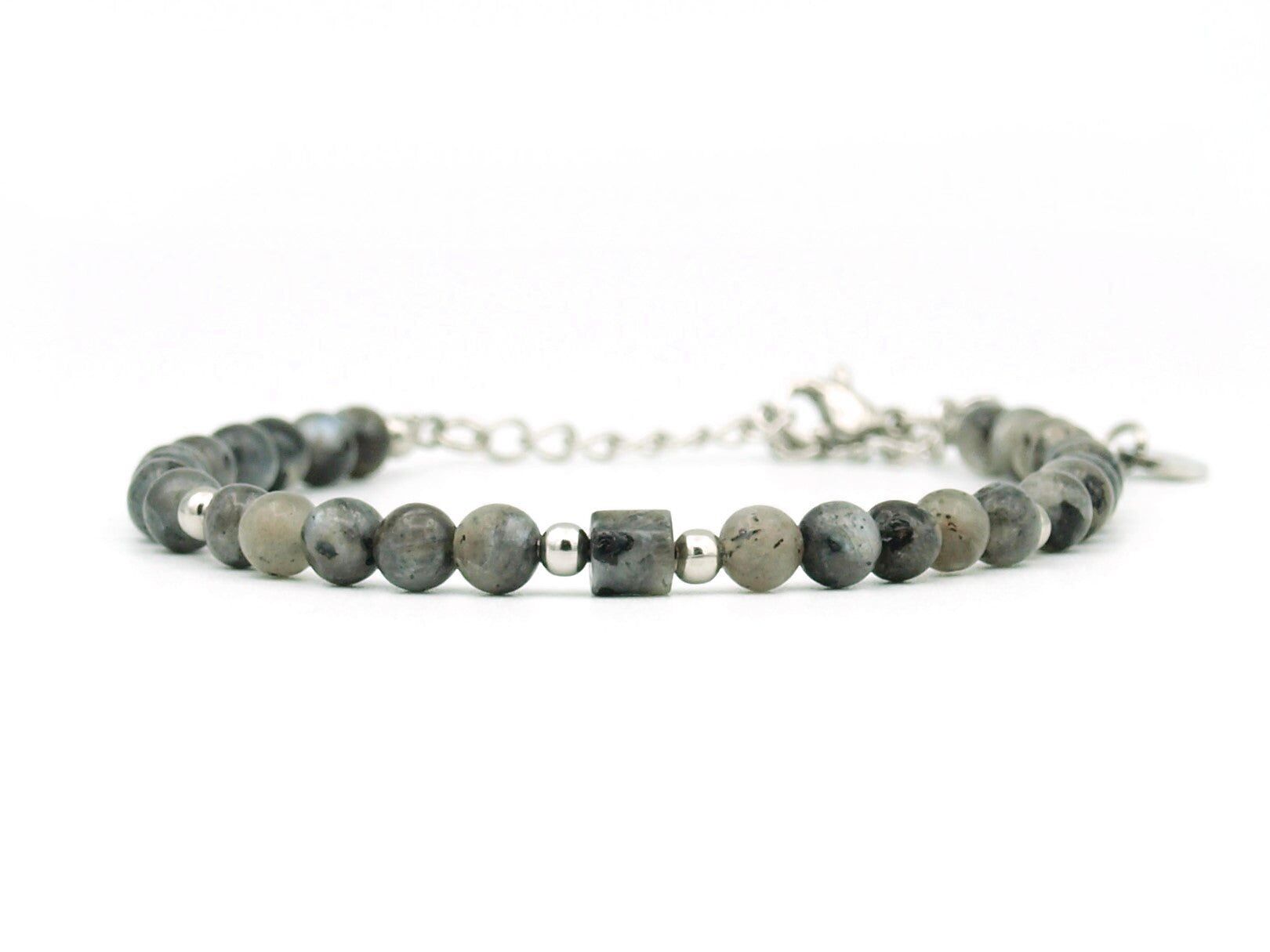 Bracciale Nani in labradorite, acciaio inossidabile argento o oro