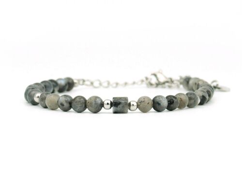 Bracelet Nani labradorite, silver or gold stainless steel