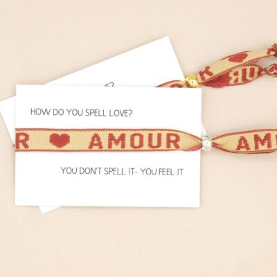 Amour-Bandarmband