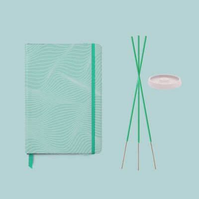 Mindfull Bath Waterproof Notebook and Incense