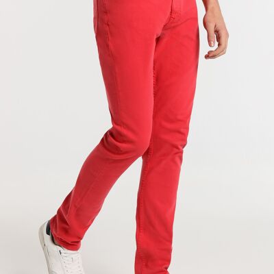 LOIS JEANS -Trouser color slim - Medium Waist 5 pockets