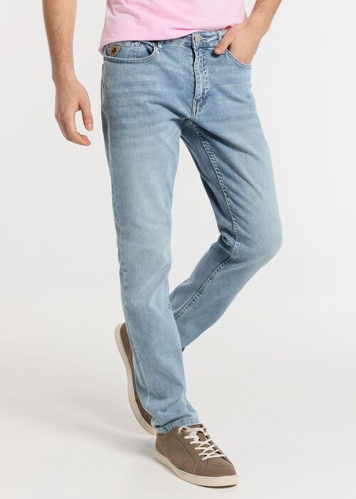 LOIS JEANS -Jeans slim - Medium Waist fabric towel denim