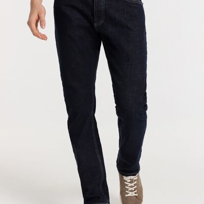 LOIS JEANS -Jeans slim - Medium Waist rinse fabric