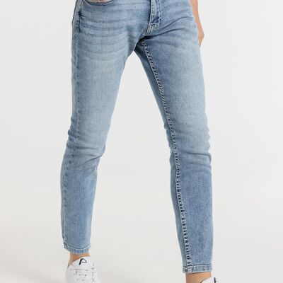 LOIS JEANS -Jean coupe skinny - Taille moyenne Lavage moyen