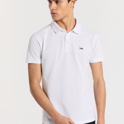 LOIS JEANS -Polo basic short sleeve embroidery logo Patch