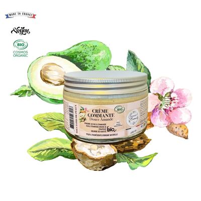 Facial scrub - Organic Gentle Almond Facial Exfoliating Cream - 200ML Cabin Format