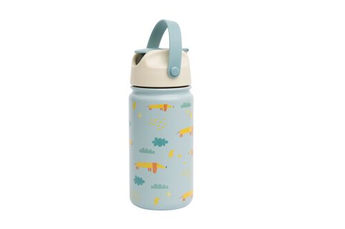 PREORDER 25.6.24 Insulated Stainless Steel Bottle Flying Dog for Kids