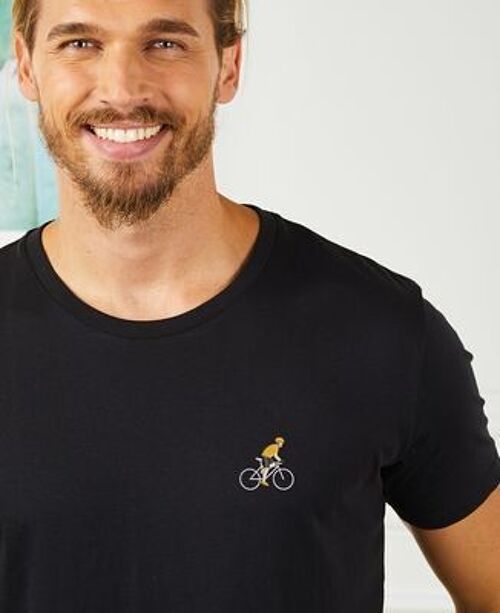 T-Shirt homme Cycliste doré (brodé)