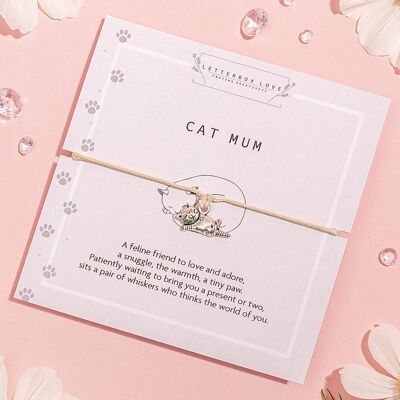 Pulsera mamá gato