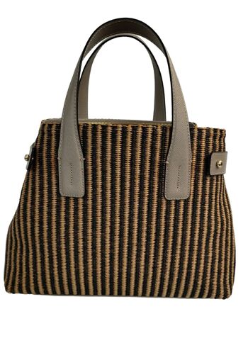 SAC TOTE/HOBO EN CUIR OU PAILLE AVEC POIGNÉES EN CUIR - B617 TOUS LES JOURS 29