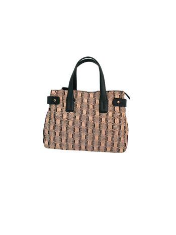 SAC TOTE/HOBO EN CUIR OU PAILLE AVEC POIGNÉES EN CUIR - B617 TOUS LES JOURS 76