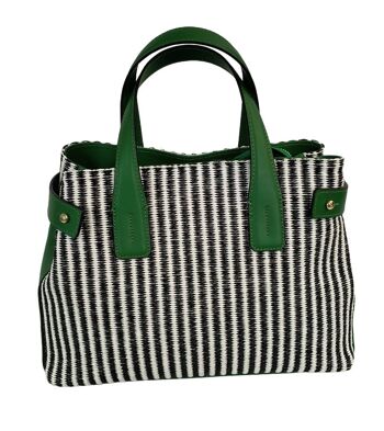 SAC TOTE/HOBO EN CUIR OU PAILLE AVEC POIGNÉES EN CUIR - B617 TOUS LES JOURS 80