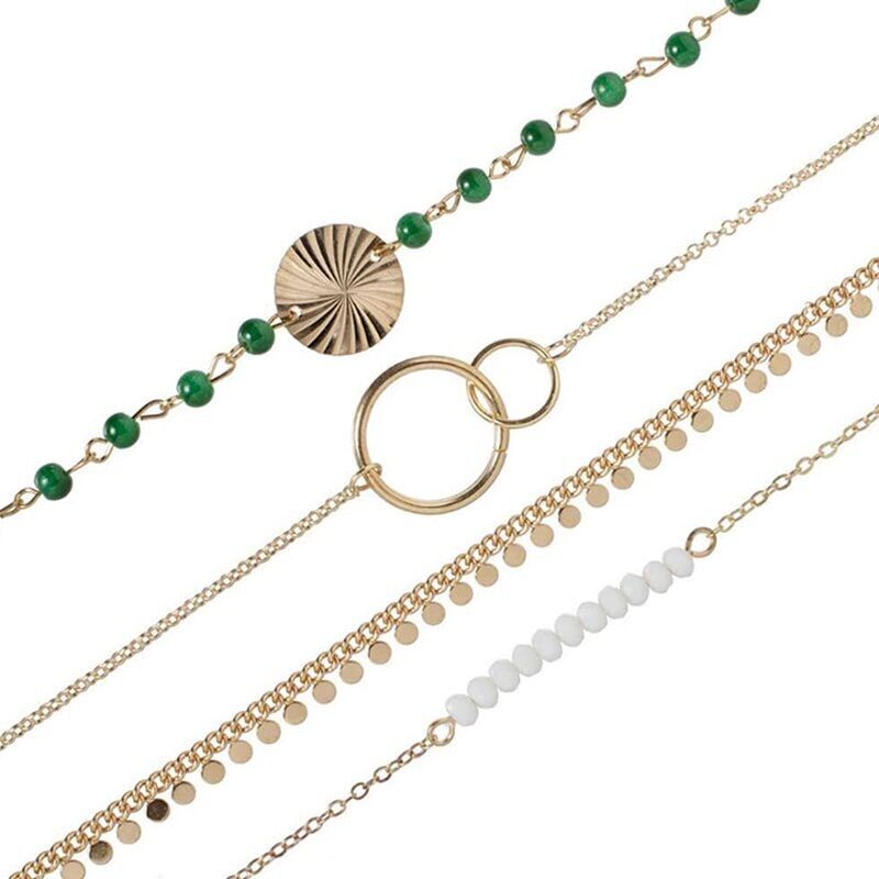 MILEY: Set di 4 bracciali Bohemian Chic