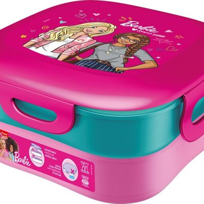 LUNCH BOX 2 COMPARTMENTS 1.4L BARBIE