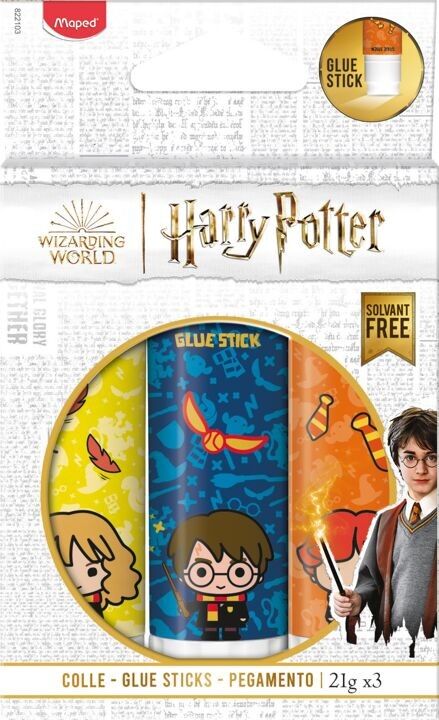 GLUE STICK 3X21G HARRY POTTER