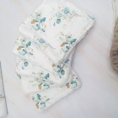 5 washable wipes / pack of 10