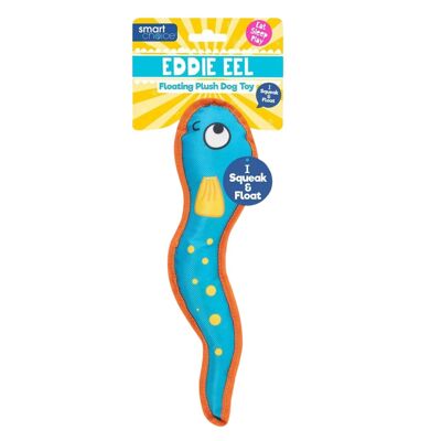 Smart Choice - Juguete flotante para perro de peluche con forma de pez de verano, Eddie Eel