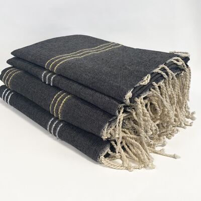 OSIRIS traditionelles Fouta aus 100 % Baumwolle, 100 x 200 cm