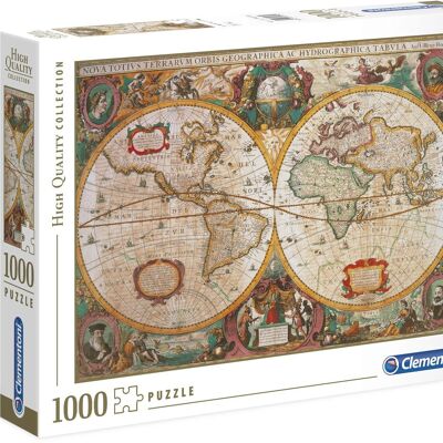 1000 Teile Puzzle Antike Karte