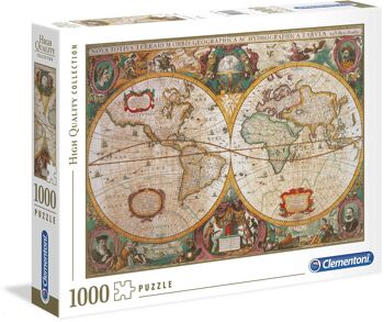 Puzzle 1000 Pièces Carte Antique 1