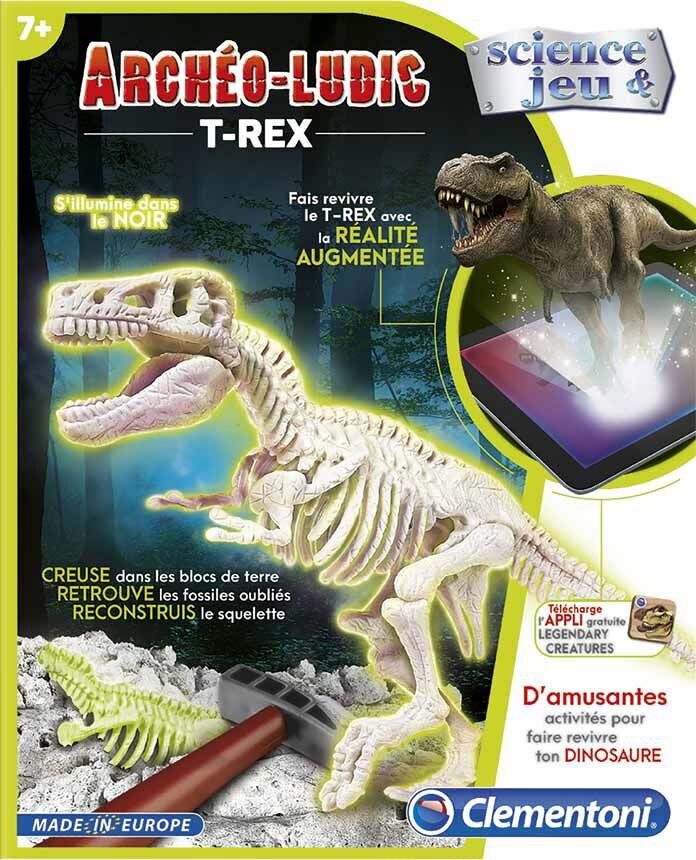CLEMENTONI - Archéo Ludic T-REX Fluorescent