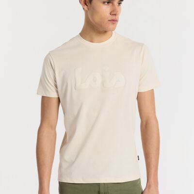LOIS JEANS -T-shirt manica corta con stampa Puff del logo Lois