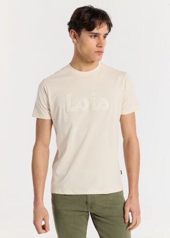 LOIS JEANS -T-Shirt manches courtes avec Logo Lois Puff Print 1