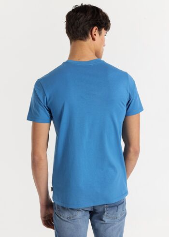LOIS JEANS -T-Shirt manches courtes bleu graphique 3