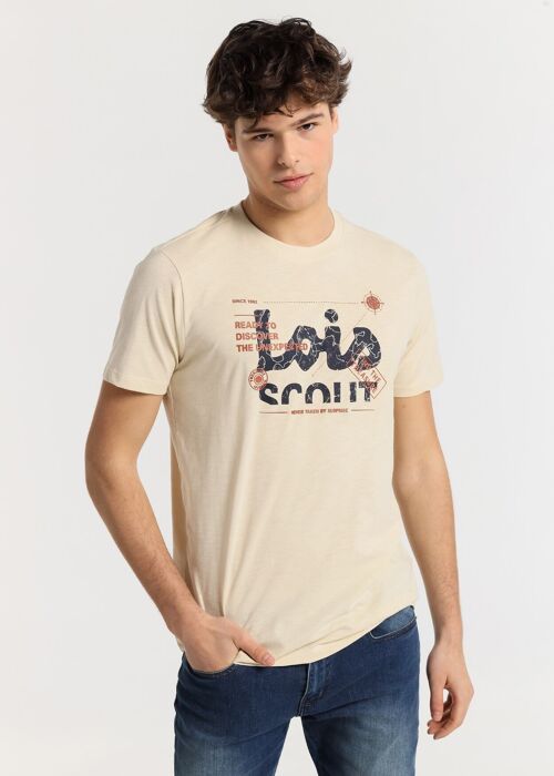 LOIS JEANS -T-Shirt short sleeve with Scout logo