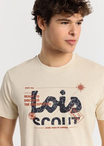 LOIS JEANS -T-Shirt manches courtes avec logo Scout 2