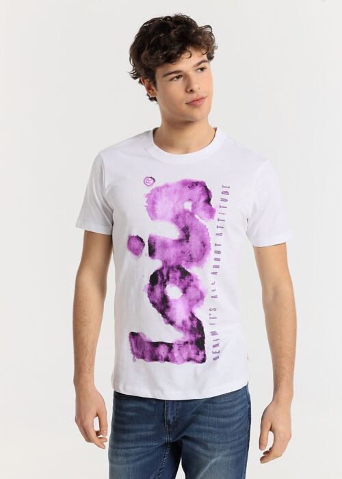 LOIS JEANS -T-Shirt short sleeve with LOIS graffiti print
