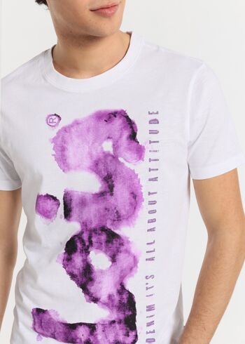 LOIS JEANS -T-Shirt manches courtes avec imprimé graffiti LOIS 2