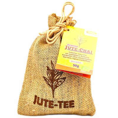 Organic Indian jute chai jute bag