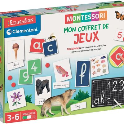 Scatola dei giochi Montessori