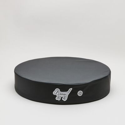 Black Up-cycled PVC Dog Bed