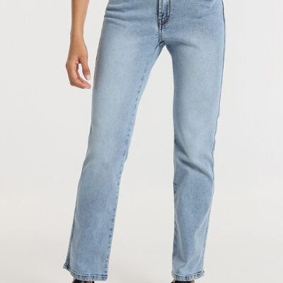LOIS JEANS – Straight-Fit-Jeans – Handtuch-Denim mit niedriger Taille