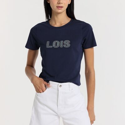 LOIS JEANS -Short couleur coupe mom - taille haute 5 poches