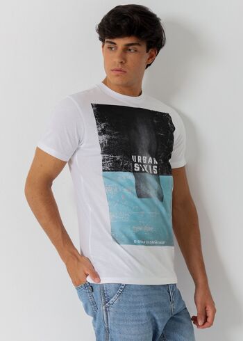 SIX VALVES -T-shirt à manches courtes avec motif imprimé photo 1